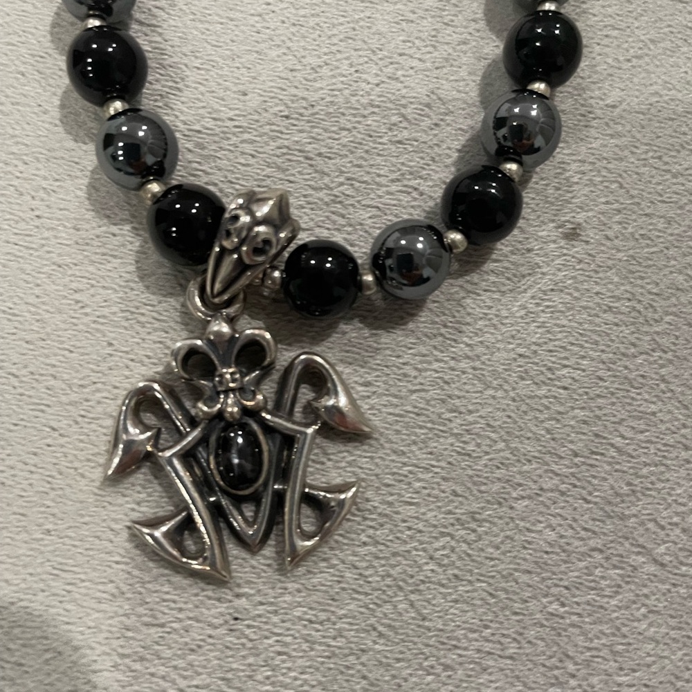 Unisex chain with silver handmade - Picture 2 of 3